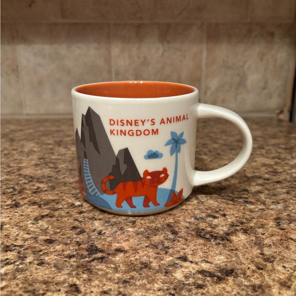 Starbucks Disney's Animal Kingdom Mug - Orange and Blue